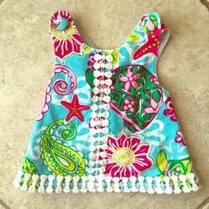 Mud pie dress with matching bloomer set
